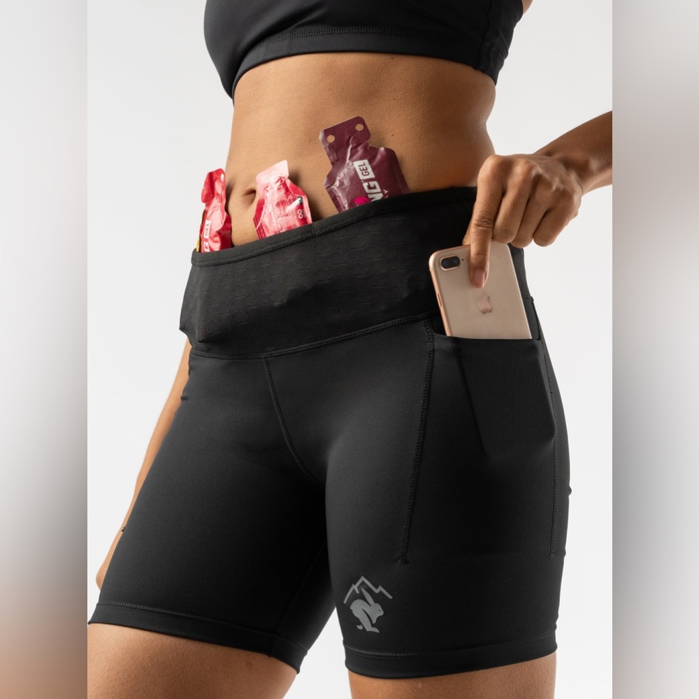 RABBIT LEGGY SMASHEMS BIKE RUNNING COMPRESSION 5” SHORTS